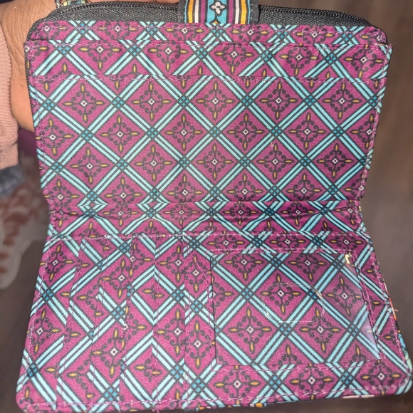 Vera Bradley Multicolor Floral Quilted Wallet - Picture 3 of 5